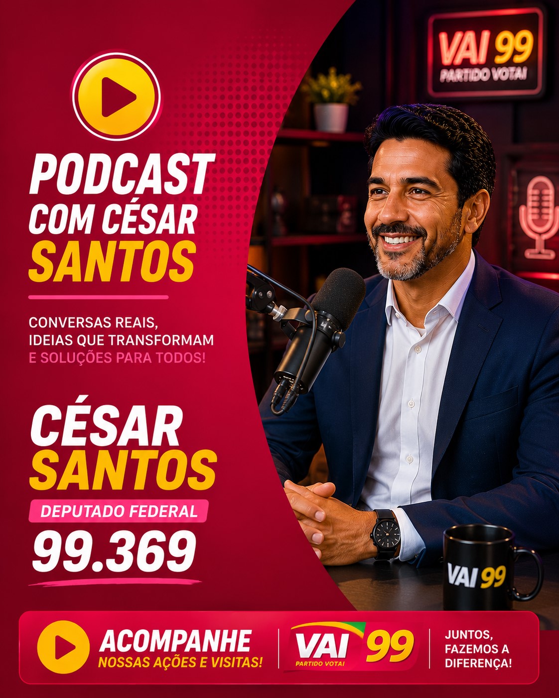 Participação de PodCast - Radio Votai
